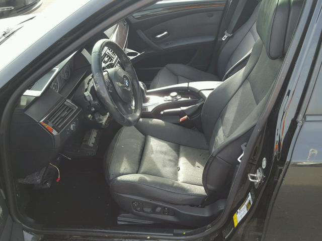 WBANW5C52ACT56567 - 2010 BMW 550 I BLACK photo 5