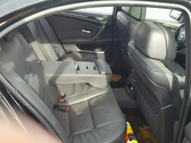 WBANW5C52ACT56567 - 2010 BMW 550 I BLACK photo 6