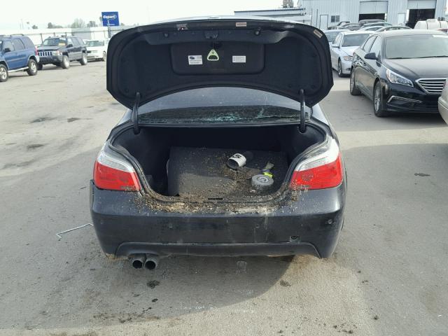 WBANW5C52ACT56567 - 2010 BMW 550 I BLACK photo 9
