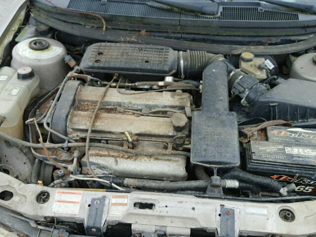 1FALP6535VK126953 - 1997 FORD CONTOUR BA BEIGE photo 7