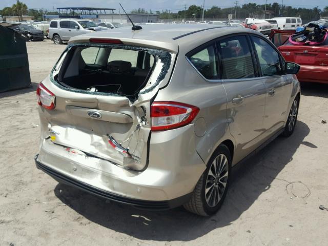 1FADP5DU4HL104434 - 2017 FORD C-MAX TITA BEIGE photo 4