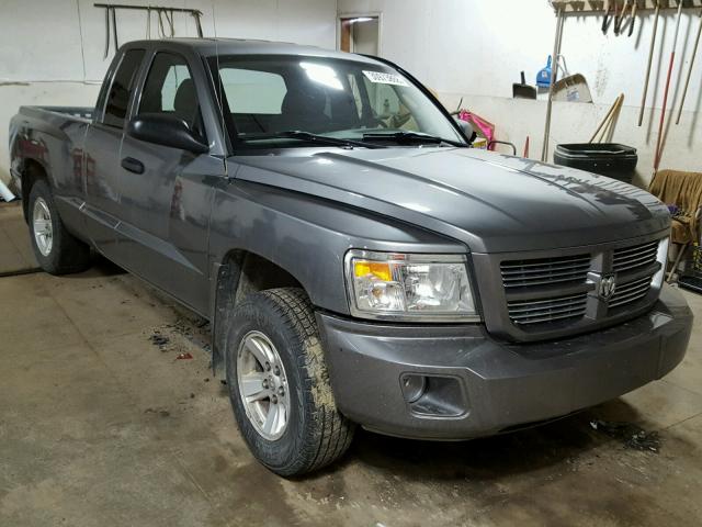 1D7HE32K98S512429 - 2008 DODGE DAKOTA SXT CHARCOAL photo 1