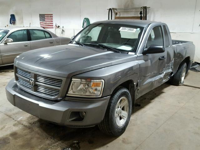 1D7HE32K98S512429 - 2008 DODGE DAKOTA SXT CHARCOAL photo 2