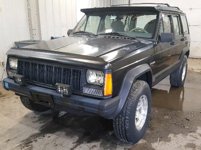 1J4FJ68S5TL329855 - 1996 JEEP CHEROKEE S BLUE photo 2