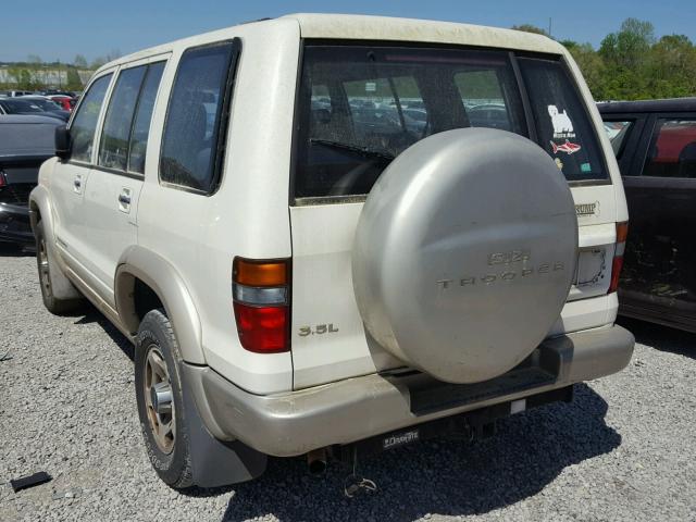 JACDJ58X6W7917164 - 1998 ISUZU TROOPER S WHITE photo 3