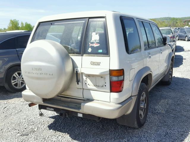 JACDJ58X6W7917164 - 1998 ISUZU TROOPER S WHITE photo 4