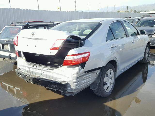 JTNBE46K973033870 - 2007 TOYOTA CAMRY NEW SILVER photo 4