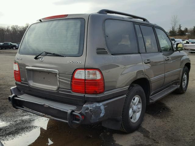 JT6HT00W9X0064599 - 1999 LEXUS LX 470 BROWN photo 4