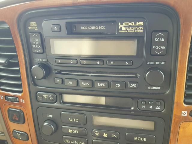 JT6HT00W9X0064599 - 1999 LEXUS LX 470 BROWN photo 9