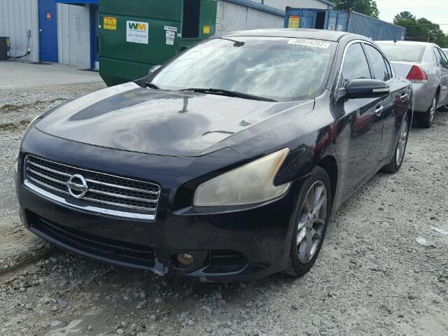 1N4AA51E79C853652 - 2009 NISSAN MAXIMA S BLACK photo 2