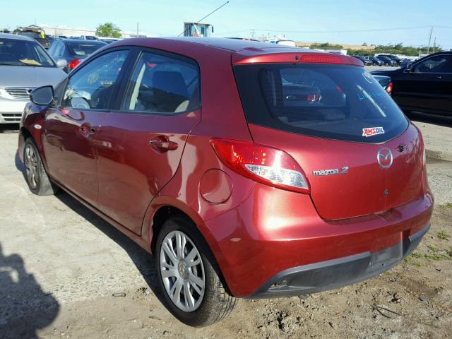 JM1DE1KY2E0172548 - 2014 MAZDA MAZDA2 SPO 红色 照片 3