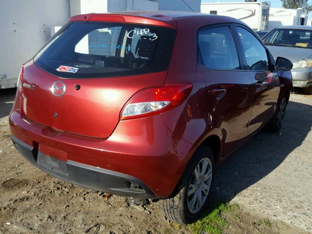 JM1DE1KY2E0172548 - 2014 MAZDA MAZDA2 SPO 红色 照片 4