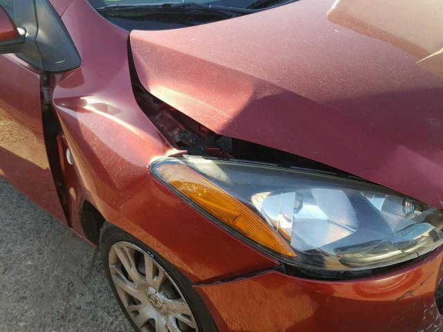 JM1DE1KY2E0172548 - 2014 MAZDA MAZDA2 SPO 红色 照片 9