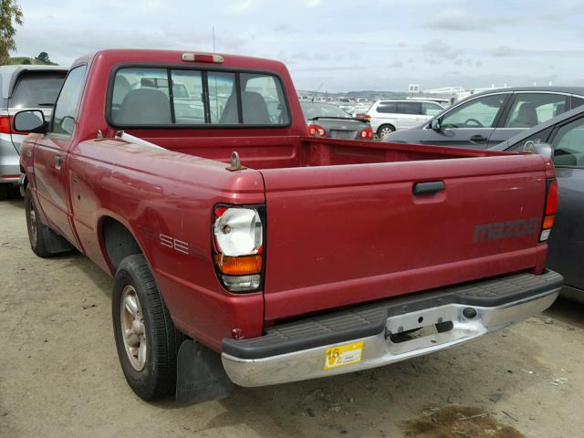 4F4CR12A3TTM13880 - 1996 MAZDA B2300 RED photo 3