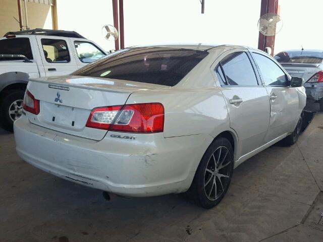 4A3AB36F09E031788 - 2009 MITSUBISHI GALANT ES WHITE photo 4