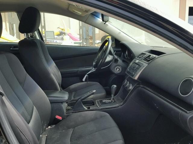 1YVHZ8DH1C5M33867 - 2012 MAZDA 6 I BLACK photo 5