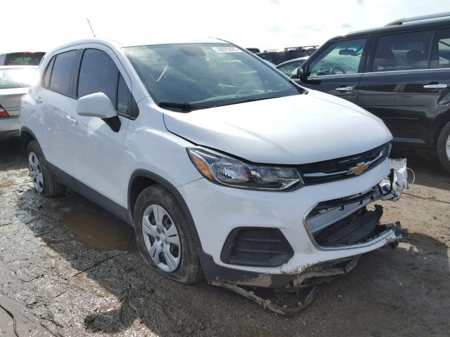 3GNCJKSB9HL287851 - 2017 CHEVROLET TRAX LS WHITE photo 1