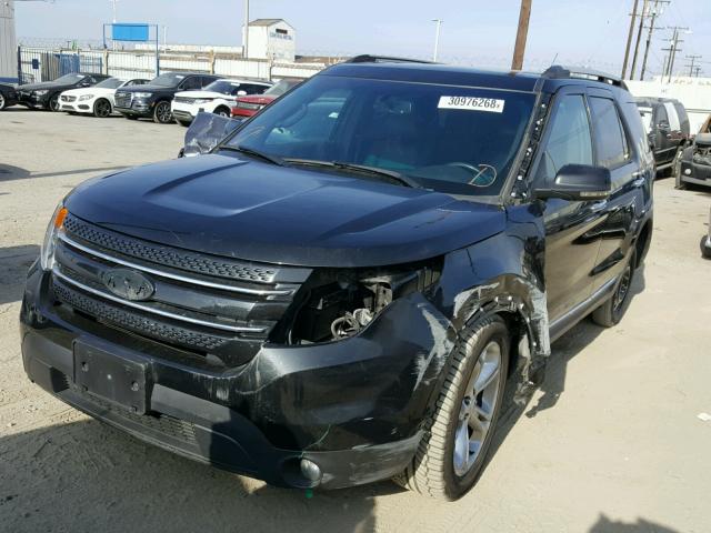 1FM5K7F84DGB07759 - 2013 FORD EXPLORER L BLACK photo 2