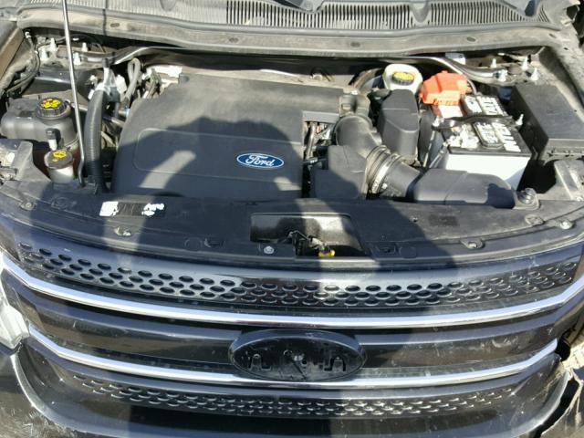 1FM5K7F84DGB07759 - 2013 FORD EXPLORER L BLACK photo 7