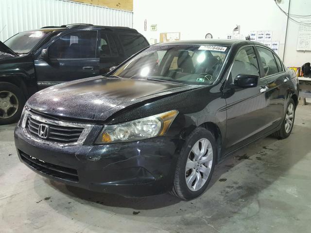 1HGCP36839A026110 - 2009 HONDA ACCORD EXL BLACK photo 2