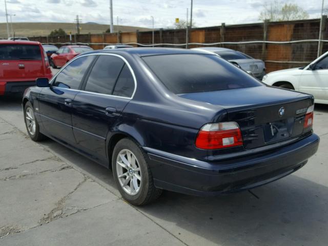 WBADT43493G030654 - 2003 BMW 525 I AUTO BLUE photo 3