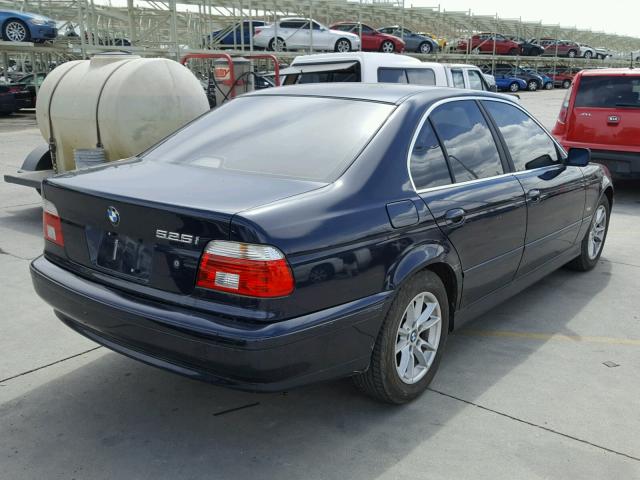 WBADT43493G030654 - 2003 BMW 525 I AUTO BLUE photo 4