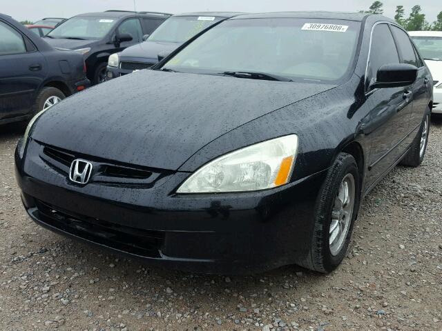 1HGCM66503A069469 - 2003 HONDA ACCORD EX BLACK photo 2