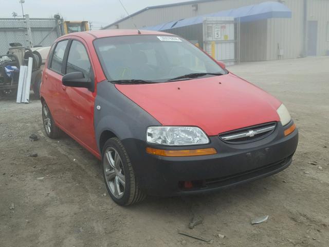 KL1TD62665B410360 - 2005 CHEVROLET AVEO BASE Qırmızı foto 1