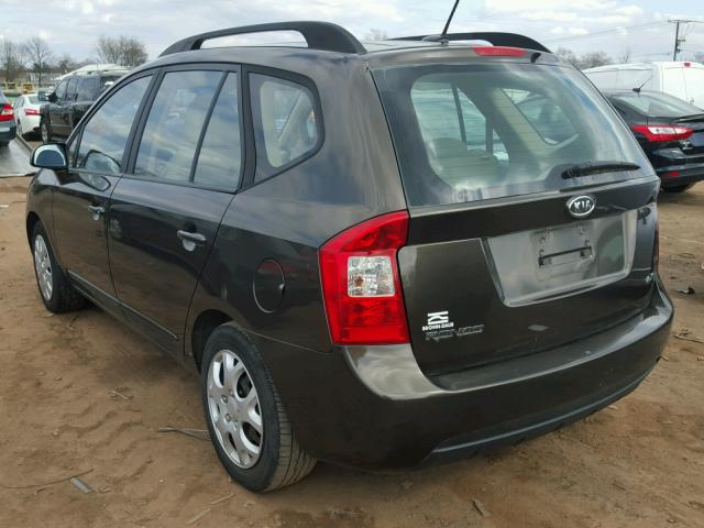 KNAFG528097221766 - 2009 KIA RONDO BASE BROWN photo 3