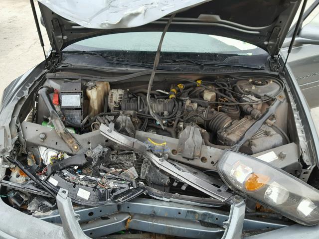 2G1WH52K449223872 - 2004 CHEVROLET IMPALA LS GRAY photo 7