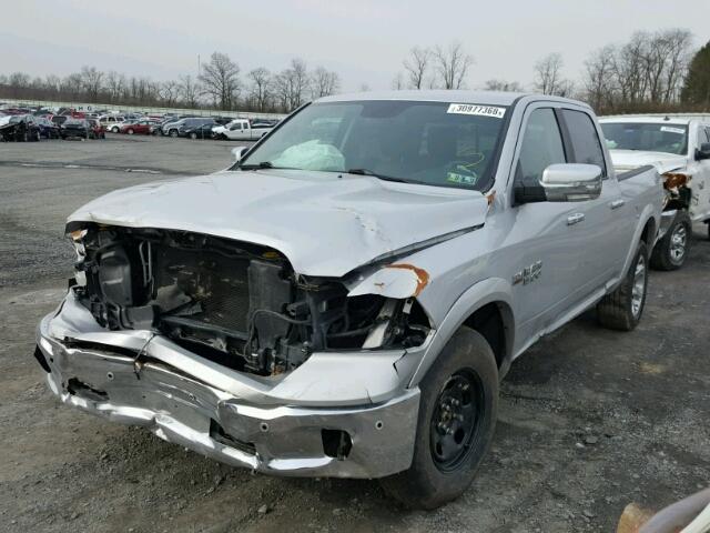 1C6RR7VT6FS700800 - 2015 RAM 1500 LARAM SILVER photo 2