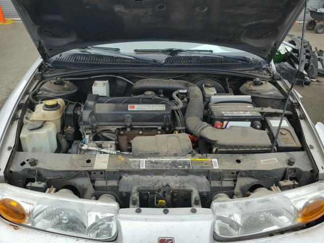 1G8ZK5272YZ133594 - 2000 SATURN SL2 SILVER photo 7