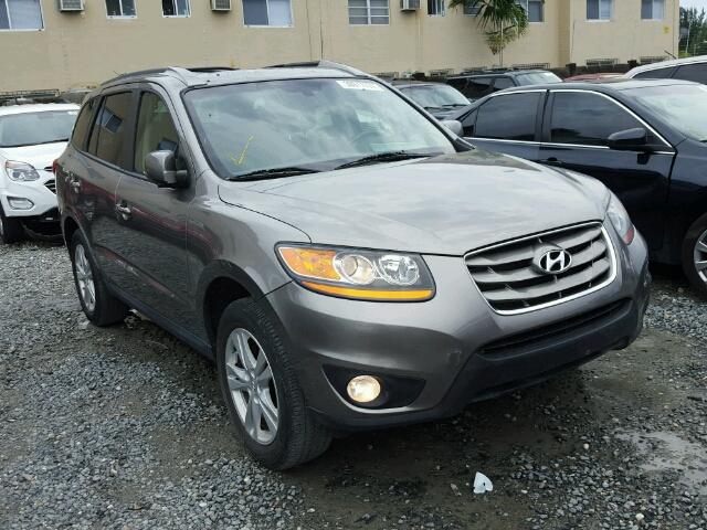 5XYZK3AB4BG011213 - 2011 HYUNDAI SANTA FE GRAY photo 1