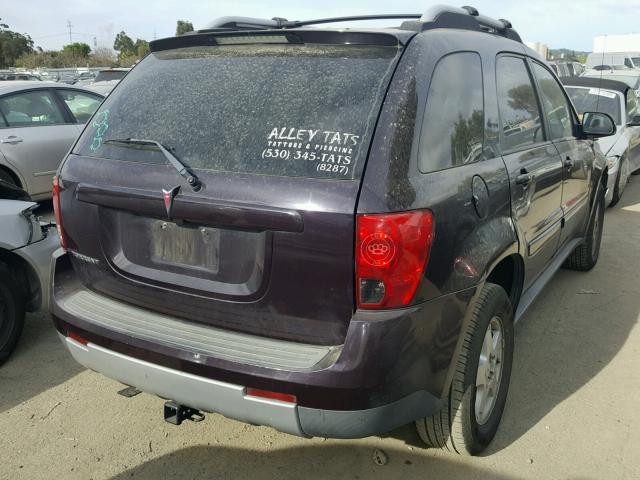 2CKDL63F066105223 - 2006 PONTIAC TORRENT PURPLE photo 4