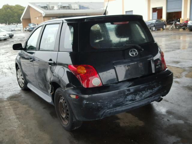 JTKKT604740075802 - 2004 TOYOTA SCION XA BLACK photo 3