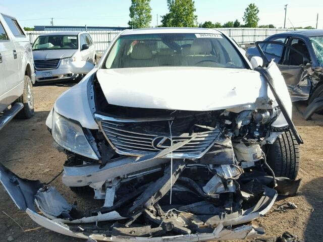 JTHBL46F375030852 - 2007 LEXUS LS 460 WHITE photo 9