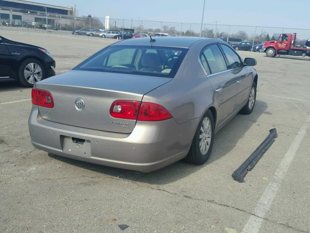 1G4HP57287U155493 - 2007 BUICK LUCERNE CX GOLD photo 4