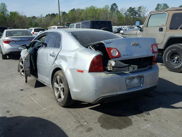 1G1ZC5EU1CF187685 - 2012 CHEVROLET MALIBU 1LT 银色 照片 3