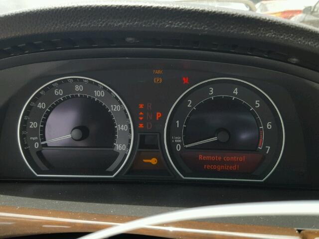 WBAHN83546DT60574 - 2006 BMW 750 BLACK photo 8