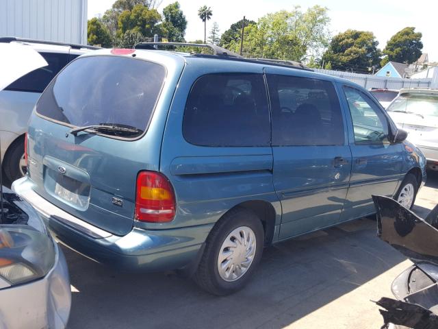 2FMZA5149WBE40496 - 1998 FORD WINDSTAR W TEAL photo 4
