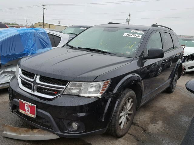 3C4PDCBG9ET115107 - 2014 DODGE JOURNEY SX BLACK photo 2