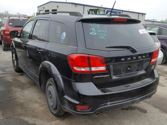 3C4PDCBG9ET115107 - 2014 DODGE JOURNEY SX BLACK photo 3