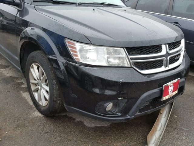 3C4PDCBG9ET115107 - 2014 DODGE JOURNEY SX BLACK photo 9