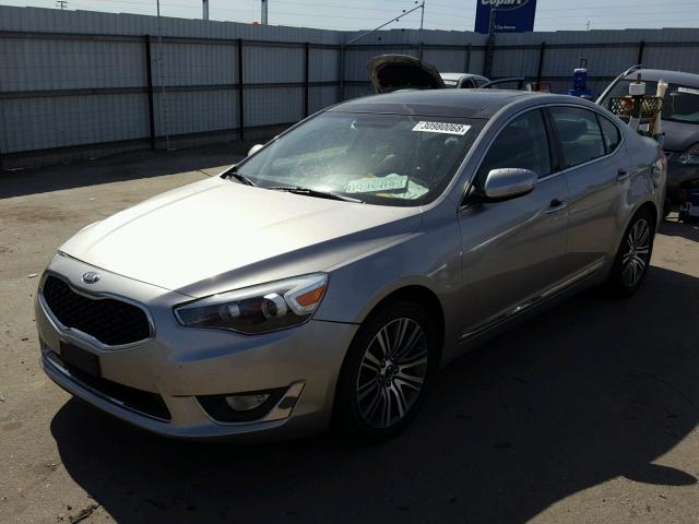 KNALN4D78E5128944 - 2014 KIA CADENZA PR SILVER photo 2