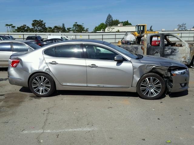 KNALN4D78E5128944 - 2014 KIA CADENZA PR SILVER photo 9