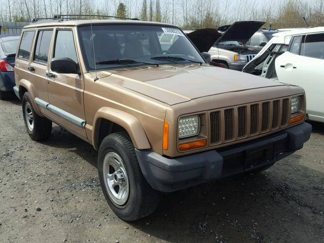 1J4FF68S9XL513011 - 1999 JEEP CHEROKEE S TAN photo 1