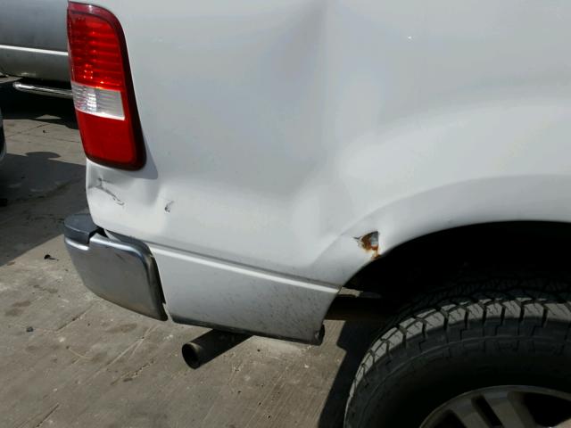 1FTPW12514KC49087 - 2004 FORD F150 SUPER WHITE photo 9