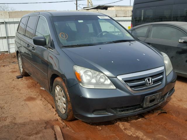 5FNRL382X6B081668 - 2006 HONDA ODYSSEY LX CHARCOAL photo 1