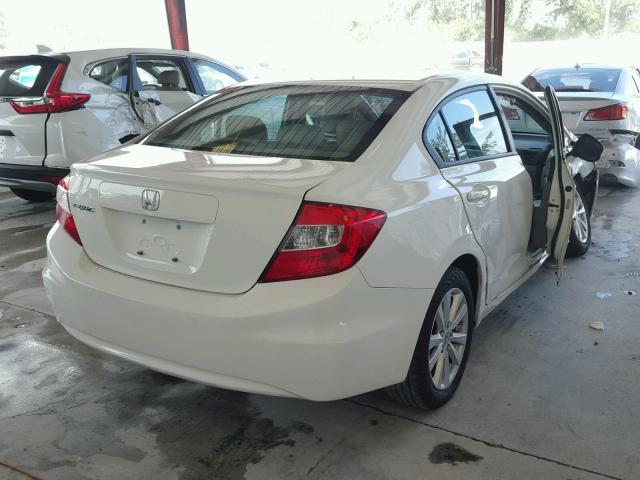 2HGFB2F93CH532852 - 2012 HONDA CIVIC EXL WHITE photo 4