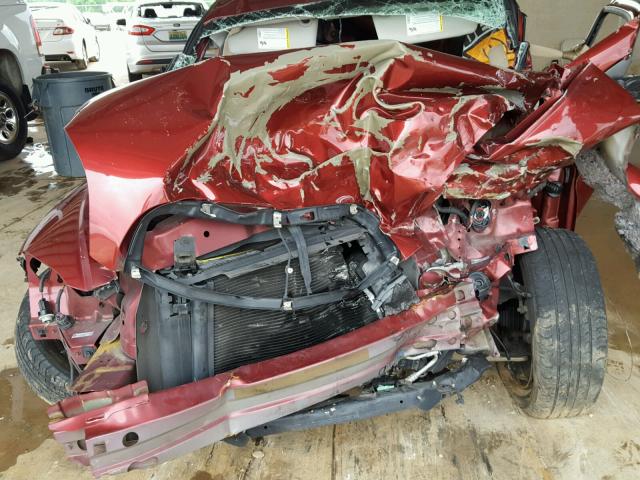 3GNCA13D18S723270 - 2008 CHEVROLET HHR LS BURGUNDY photo 7